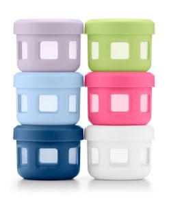 Plastic Condiment Containers, Set of 6
